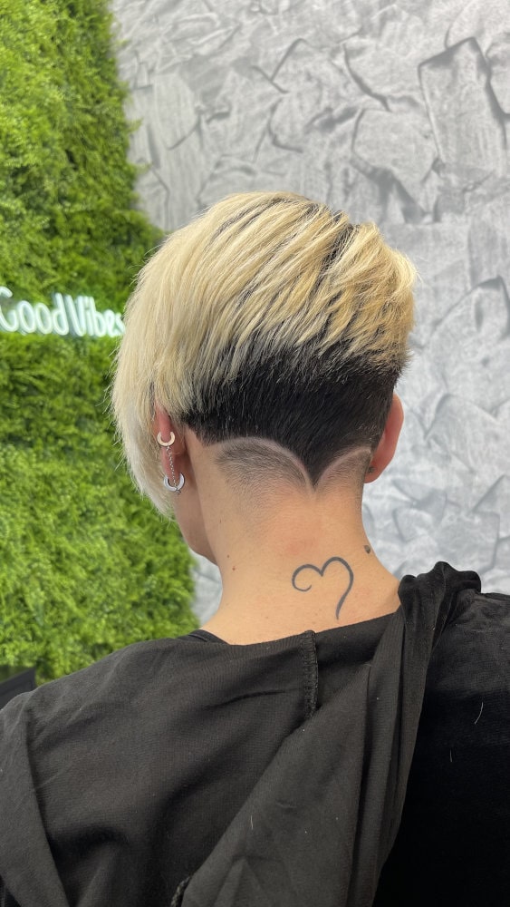 Haircut Galaxy — hair tattoo